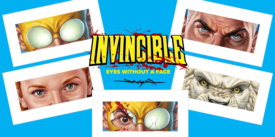 Preview Jason Edmiston’s SDCC 2024 Exclusive “Eyes Without a Face” Invincible Print Set!