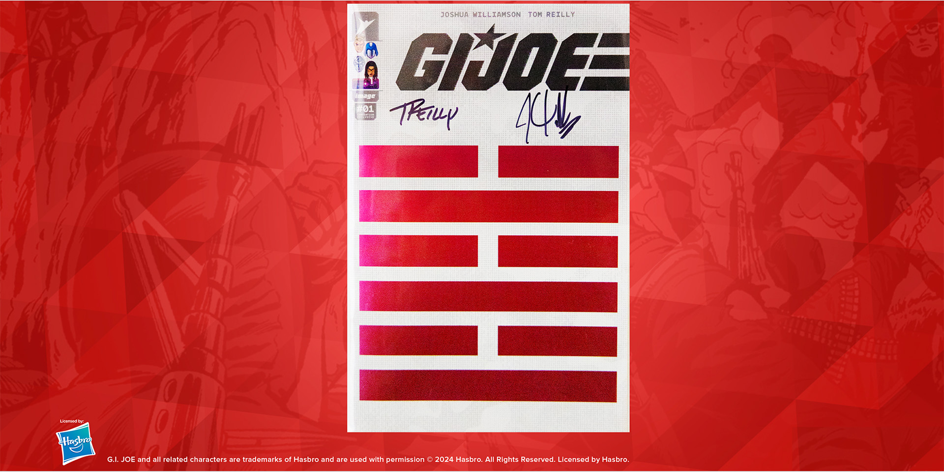 Win a G.I. Joe #1 Ashcan Arashikage Foil Variant Signed by Josh Williamson & Tom Reilly